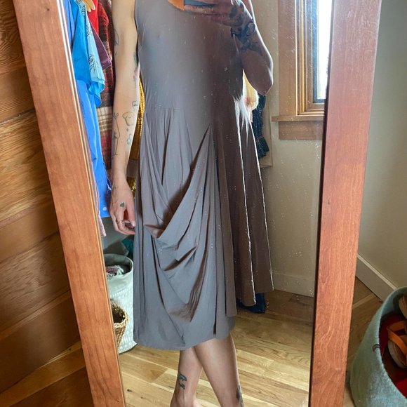 Porto Dresses & Skirts - PORTO SF Grey Abstract Stretch Dress